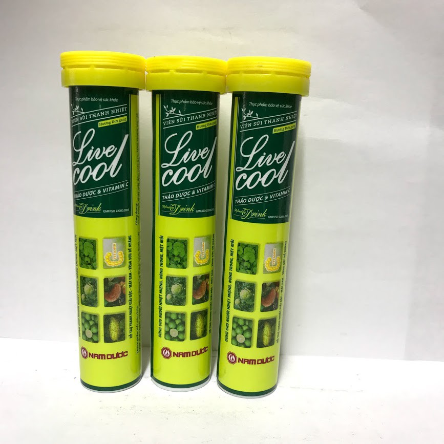 Viên Sủi Thanh Nhiệt Livecool [Tube/16vien]