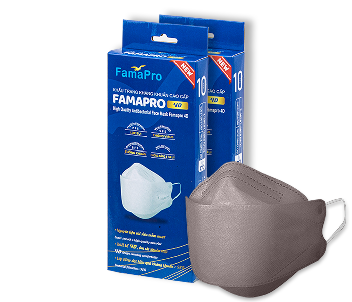 Khẩu trang y tế Famapro 4D