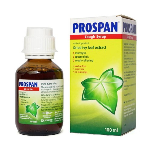 Đối tượng sử dụng thuốc ho Prospan 100ml