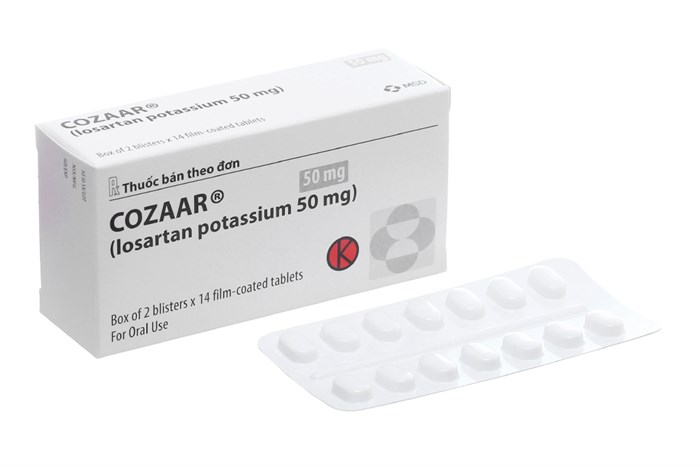 Nhà sản xuất và giá của Cozaar 50mg